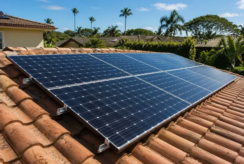 Installation de panneaux solaires à Modène